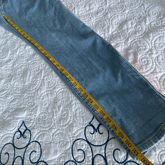 BDG Urban Outfitters Skinny Stretch Jeans Orange Side Stripe Size 36W - Picture 10 of 14